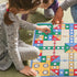 NUOBESTY Flying Chess Playmat - Educational Flying Checker Board Game Carpet for Kids