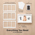 Inkless Hand and Footprint Kit, Boy, Girl, Newborn Keepsake - No Mess Ink Pad for Baby Handprint, Clean Touch Paw Print