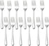 LIANYU 12-Piece Toddler Forks, Kids Silverware Forks for Ages 2-10, Children Cutlery Flatware Set, Dishwasher Safe