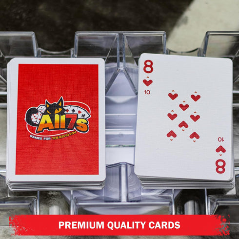 Canasta Cards Set of 2 Decks - Large Print Playing Cards with Point Values
