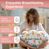 PILLANI Nursing Pillow for Breastfeeding, Breast Feeding Pillow with Security Fence for Enhanced Comfort, Baby Registry