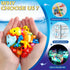 10PCS 6 7 8 9 10 Magic Gel Water Elf Toy Kit, Aqua Fairy Water Gel Kit for Kids with Aqua Jelly Gels & Animal Mold