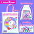 3 5-10 KRAFUN DIY Bag Decorating Kit for Girls - Create Custom Unicorn & Fairy Bags - No-Sew Mess-Free Crafts