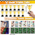 SNLN Race Car Party Favors Birthday Goodie Bags Supplies, Mini Race Car Trophy Cup Coloring Card with Crayon Gift Box