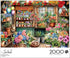 2000 38.5 26.5 Buffalo Games Jigsaw Puzzles for Adults Pieces - Tom Wood - The Flower Shop - Hard Adult Puzzle