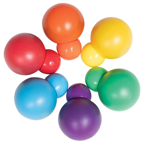 READY 2 LEARN Doodle Dabbers Dot Markers, Set of 6 Washable Colors, Non Toxic with Specially Designed Toddler Grip