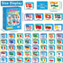 gisgfim 50 Pairs Memory Matching Game, Flags of The World Concentration Games for Kids and Adults, Fun & Fast Learning