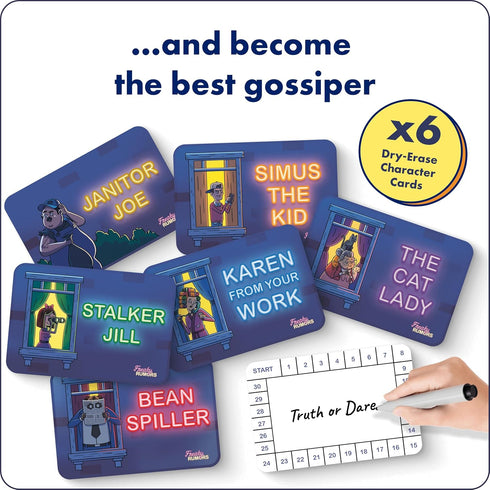 Freaky Rumors Against Reality - Hilarious Party Game for Social Gatherings, Ice Breaker Card Game for Families