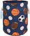 LANGYASHAN Laundry Basket Canvas Collapsible Organizer Storage Basket for Boys Girls Laundry Hamper