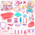 30PCS Set Set, 3 4 5 6 PROOU Baby Doll Care Toys, Baby Dolls Bath & Doctor Kit, Pretend Play Baby Doll Incl Bathtub