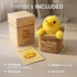 Hugglethorn Life Box Duck - Emotional Support Duck for Adults Weighted Stuffed Animal - Life Transitions Gift