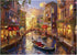 BBOLDIN 1000 Sunset Italy Venice Landscape Puzzles for Adults Pieces, Colorful Europe City Scenic Jigsaw Puzzles, Art