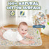 31.5" 21.5" Use(Floral1) Baby Diaper Changing Pad x Extra Large Waterproof Absorbent Portable Changing Mat, Reusable