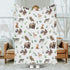 SqtmuHLuo Animal Baby Blanket Boys Girls Deer Bear Owl Flannel Plush Nursery Bed