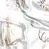 Sweet Jojo Designs Woodland Deer Floral Girl Baby Satin Fitted Crib Sheet Infant Newborn Nursery Toddler Bed Room