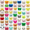 60 PCS Mini Animal Plush Toys Set - Cute Small Stuffed Toy Keychain for Party Favors and Goody Bags