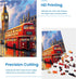 2 Pack Puzzles for Adults 1000 Pieces - Big Ben and Eiffel Tower Difficult Jigsaw Puzzles, DIY Leisure Game