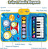 1 2 1 1-3, 12-18 1 2 3 Baby Toys for Year Old Boy Girl, in Musical Piano & Drum Mat for Toddlers Early Education Baby