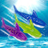 YHmall Swimming 5 Pack Underwater Diving Toys Shark Pool Torpedo Toys Throwing Torpedo Bandits Small Water Rockets
