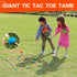 2-in-1 Bean Bag Bottle and Can Throwing Play Set for Outdoor and Indoor Games, Rope Throwing Tic Tac Toe Set