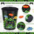 24 Pieces 16 oz Video Game Theme Cups Gaming Party Cup Favors Set Go Win Level up Plastic Cups Gamer Frosted Cup for Popular Video Game Party Supplies Kids Gamer Birthday Decorations (Green)