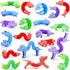 20 PCS Animal Pop Tubes Fidget Toys, Party Favors Toddlers Kids Travel