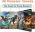 3-5, 28 LEARNING BUGS Dinosaur Sound Book for Kids Realistic Sounds. Explore Land, Sky, & Sea Dinosaurs, Perfect