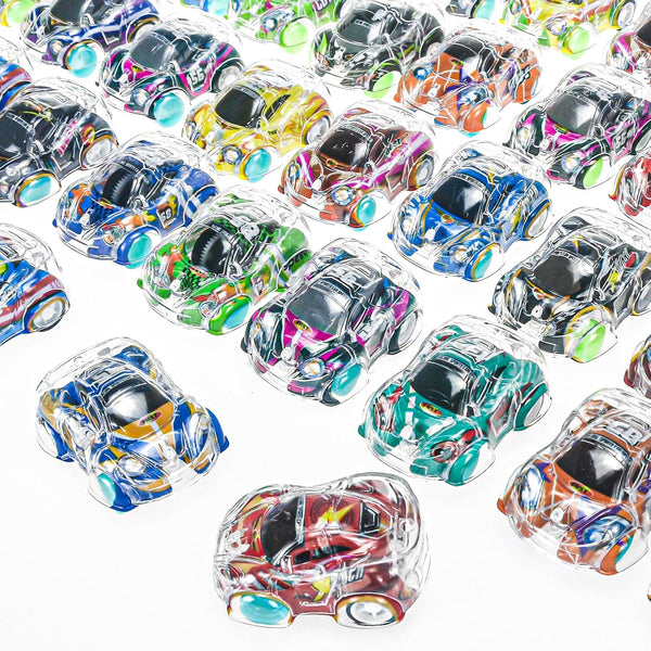 36Pcs Mini Pull Back Cars Set for Toddlers, Pull Back Racing Vehicles, Classroom Prizes, Easter Birthday Gift