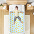 siphylline 52" 34" Light Blue Polka Dots Cartoon Yellow Chicks Extra Large Resuable Training Pee Pads for Kids Highly