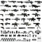 Military Weapons Pack, Classic Building Block Military Toy Accessories Hat, Piece Army