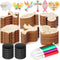 Blueweenly 96 Pack Jesus Wood Religious Craft Kit Magnets Vacation Bible Sunday School