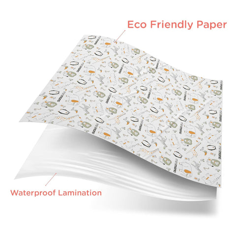 30 40"x47" Minimono Baby Splat Mat for Under High Chair - Pcs Disposable and Waterproof Splash Mats - Multipurpose