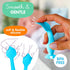 Bumco Mini Baby Diaper Cream Spatula with Case - BPA-Free Silicone Diaper Spatula with Suction Cup, Wipe-Clean Baby