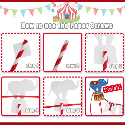 Circus Two Birthday Cake Topper, Circus Theme Second Birthday Photo Booth Props Cake Decorations