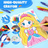 320 Count (80 Sets 4 Packs, FUMILE Crayons of Colors), Non-Toxic Crayon Bulk Individual Mini Crayons for Kids Party