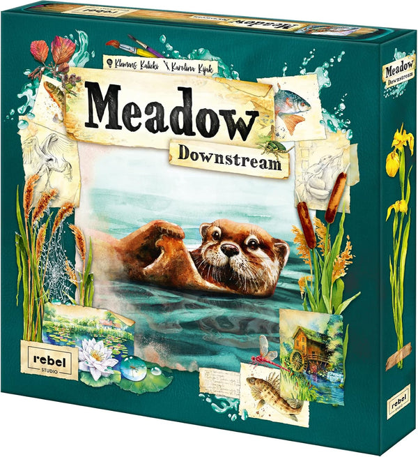 Meadow Downstream Board Game Expansion - Fun Family Strategy Adventure Game for Kids & Adults, Ages 10+, 1-4 Players