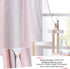 W52 L63/Per Set 2) NICETOWN Baby Room Decor, Short Window Curtains for Girls Bedroom, Mix & Match Elegance White Sheer