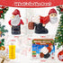 Generic Santa Bubble Blower for Christmas, Musical Santa Bubble Blower Machine with Flashing Lights, Automatic Santa