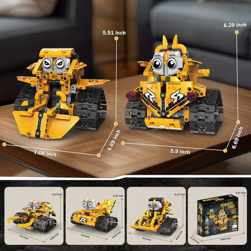 8-16, 5 1 269 Programmable 6 7 8 9 10 11 12+ STEM Robot Building Kit for Kids Ages in Robot Toys with APP & Remote