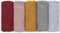 Muslin Swaddle Blankets, Neutral Burp Cloths, Receiving Blanket for Newborn Boys and Girls, 5 Pack Breathable Swaddle