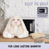 1.5 lb Cozy Bunny Microwavable Stuffed Animal Unscented Heating Pad Plush, Soft Bunny Toy for Relaxation and Comfort