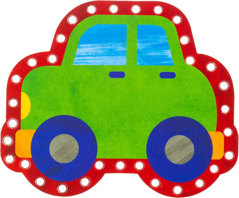 Stephen Joseph Lacing Cards, Transportation Theme for Kids
