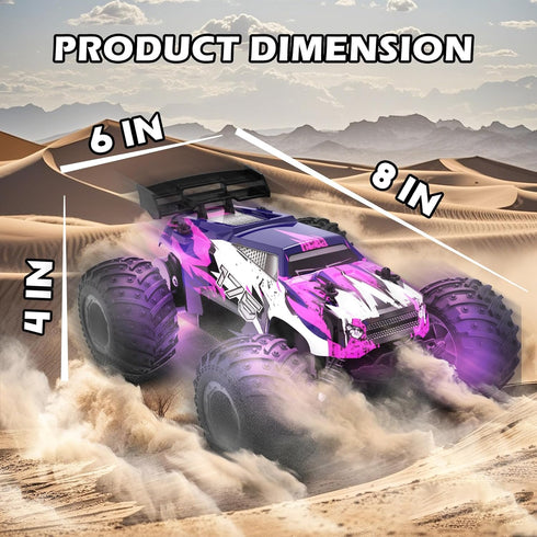 Sjpzwcrl Remote Control Car Toy Truck: - Hand Controlled Monster Truck Toys RC Car Electric Rock Crawler RC
