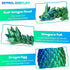 HEZUJ 3D Printed Dragon Dinosaur Egg,Articulated Crystal Dragon Fidget Toys,Prefilled Easter Basket Stuffers Eggs