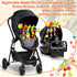 0-6 Spiral Car Seat Toys for Infants, Months Carseat & Stroller Pram Separable Activity Hanging Toys with Rattle