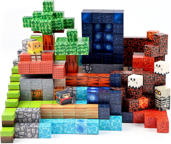 Magnetic Building Block Toy - 144PSC Stacking Construction Set to Cultivate STEM
