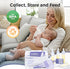 60 Set 50 Packs Breastfeeding Care Kit for Nursing Moms, Piece Complete Gift with Milk Collector, Storage Bags