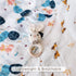 NOOVIA 2-Pack 43x47 inch, Muslin Swaddle Blankets, Baby Swaddles for Girls and Boys, Newborn Receiving Blankets, Bamboo