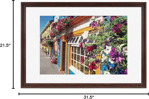 MCS Frame for Puzzles, Walnut, 20 x 30 in or Smaller