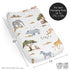 Sweet Jojo Designs Baby Changing Pad Cover Sheet (Jungle Animals) for Girls/Boys, Infant/Newborn Diaper Change Table
